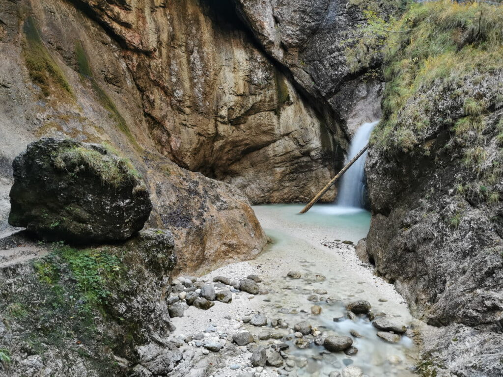 Die Almbachklamm bei Berchtesgaden