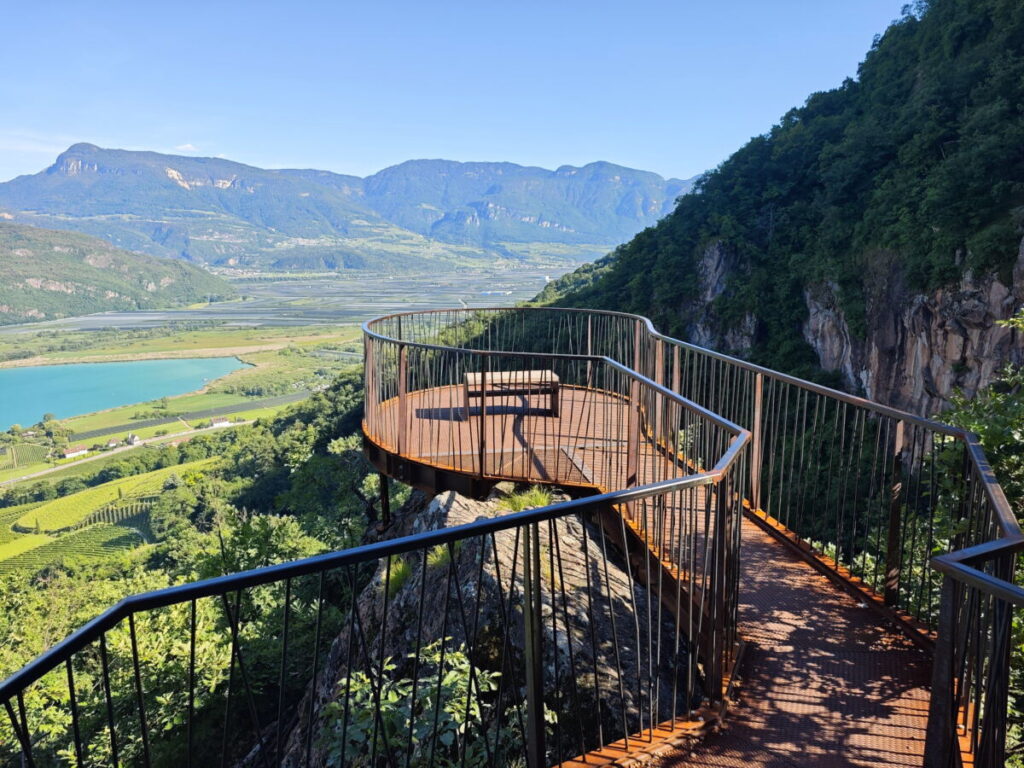 Rastenbachklamm am Kalterer See in Südtirol