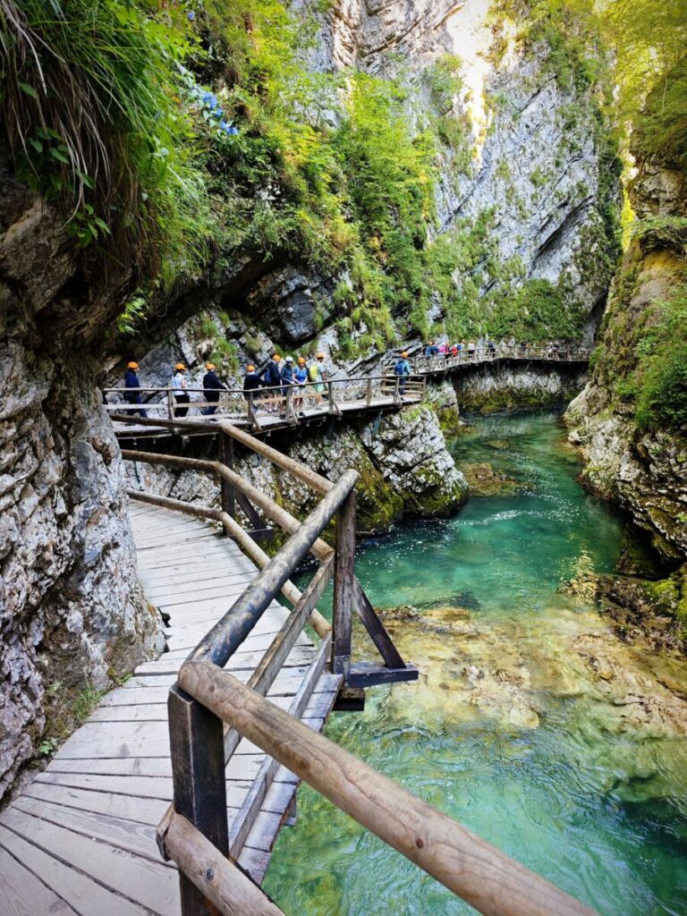 Vintgar Klamm in Slowenien, Nationalpark Triglav