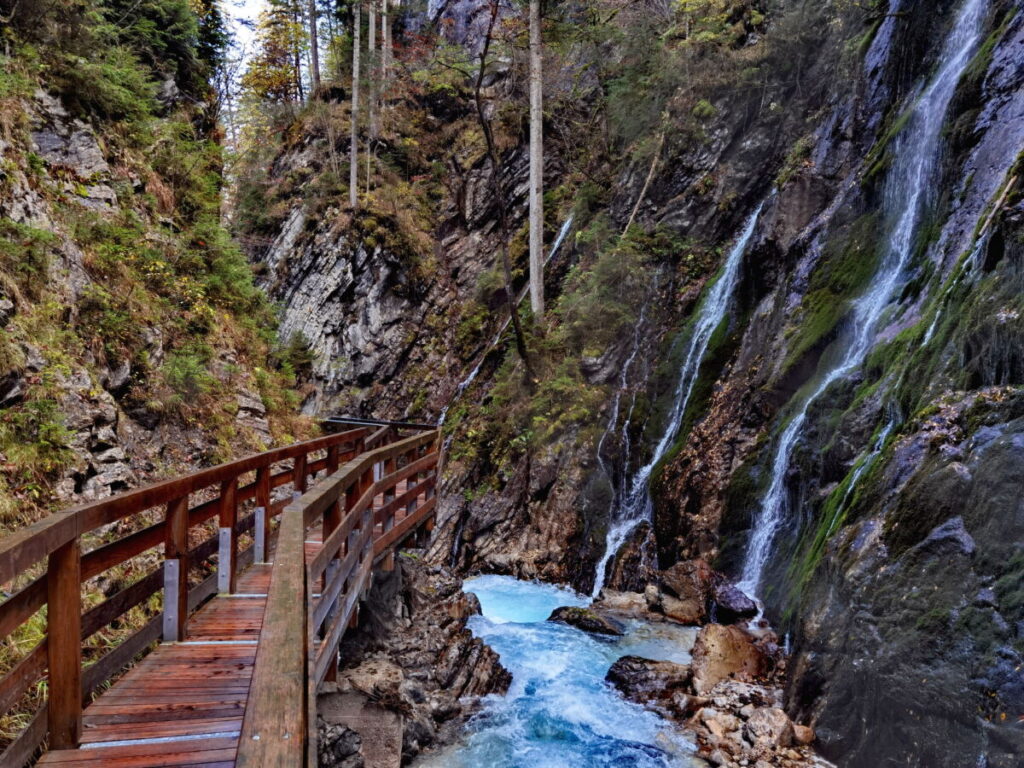 Die Wimbachklamm im Berchtesgadener Land
